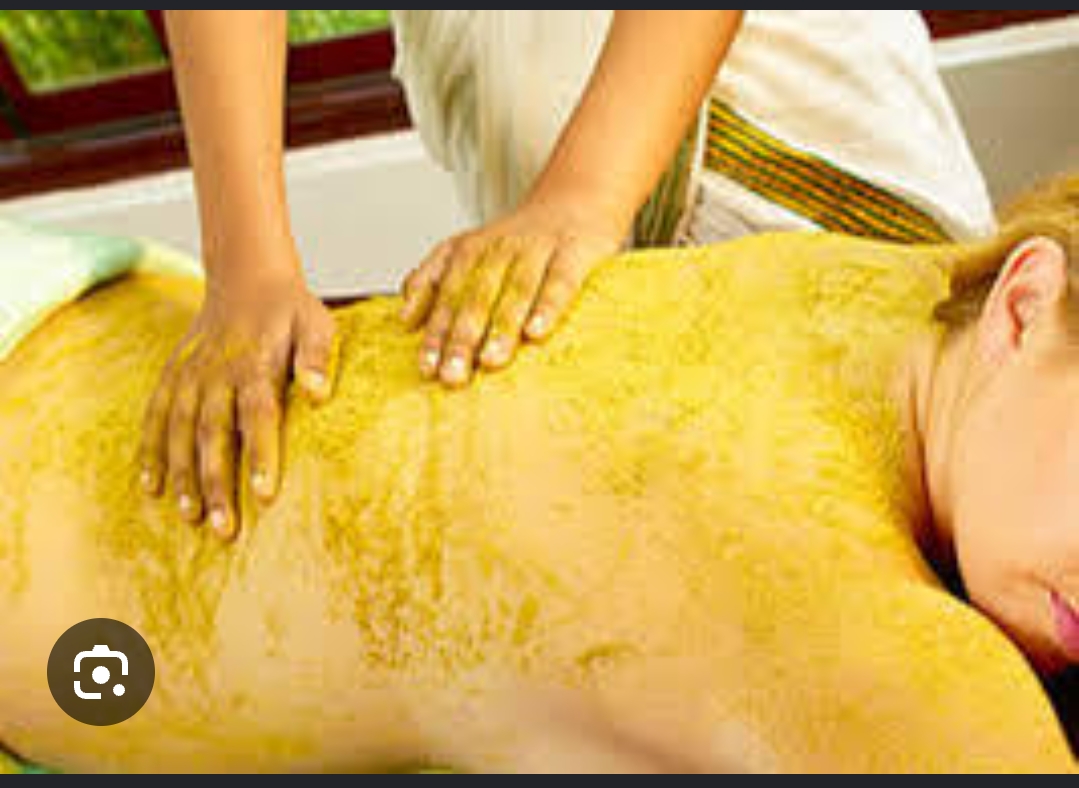 Udavarthanam treatment at Kerala Ayurveda Hospital, Salem